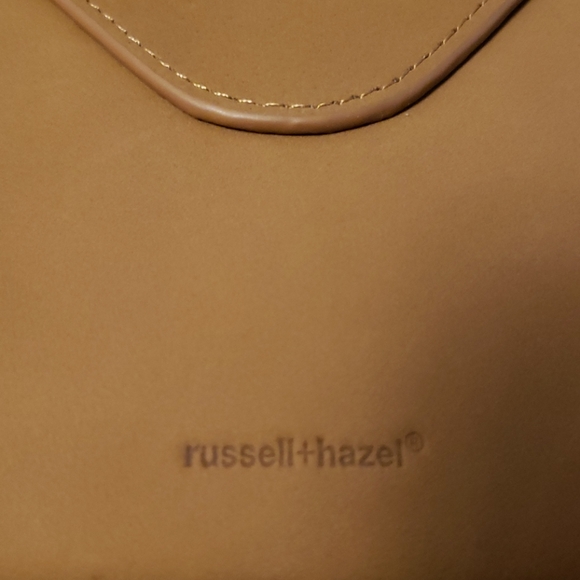 Leather Envelope Laptop Case Russell+Hazel - Camel - Picture 4 of 5